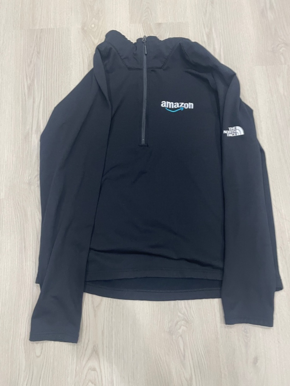 Amazon Black Half-Zip Performance Pullover